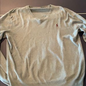 Blue/Grey Polo Sweater